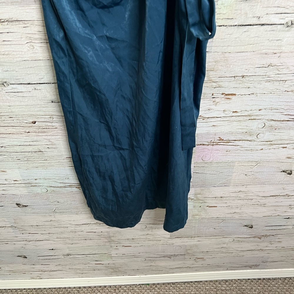 J.O.A. Blue midi wrap dress size small NWT - Picture 2 of 10